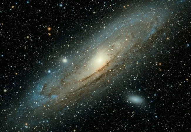 Die Andromeda-Galaxie mit Milliarden weiterer Sonnensysteme